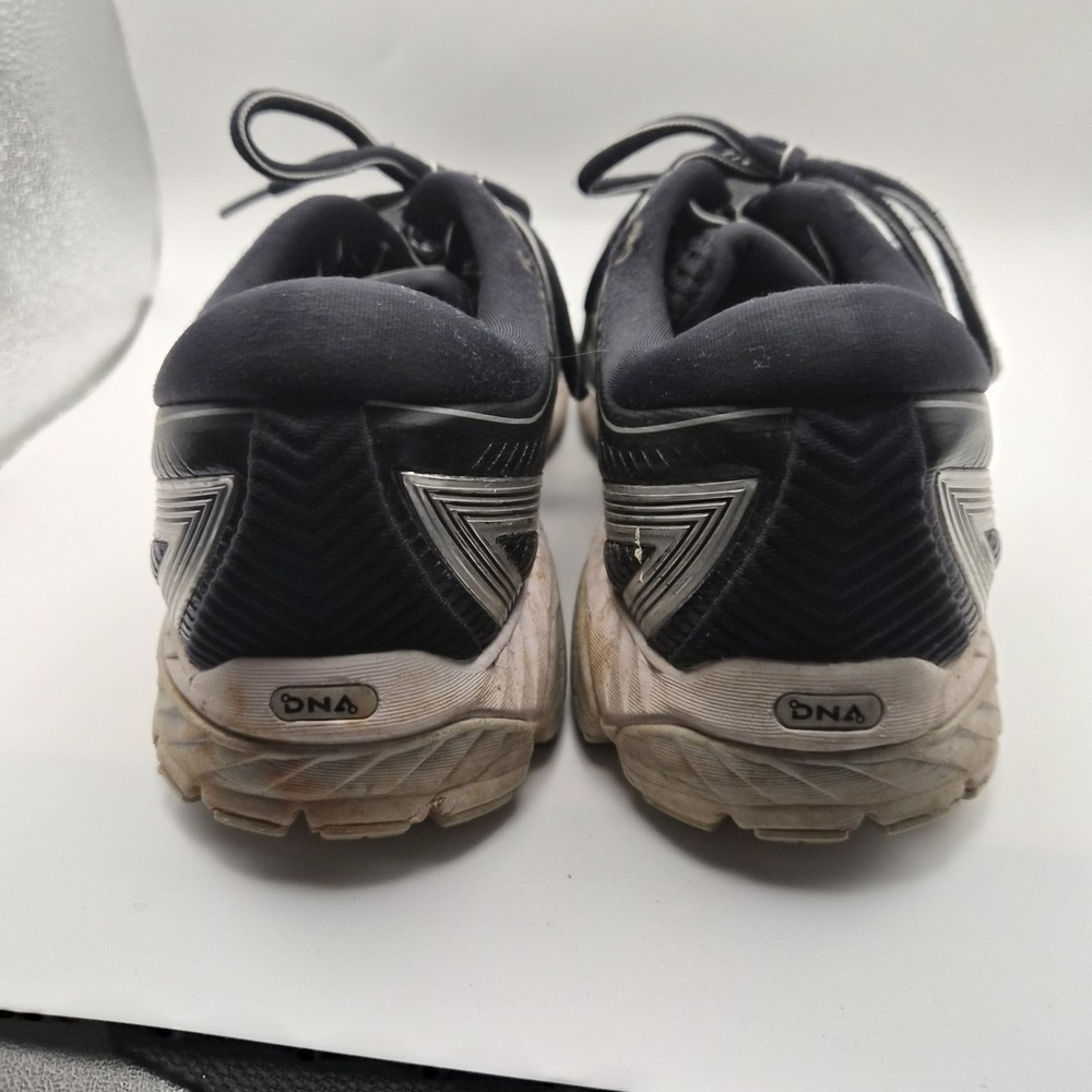 Brooks Ghost 10 Men's Running Shoes Black/Silver Size 10 D - Picture 5 of 9